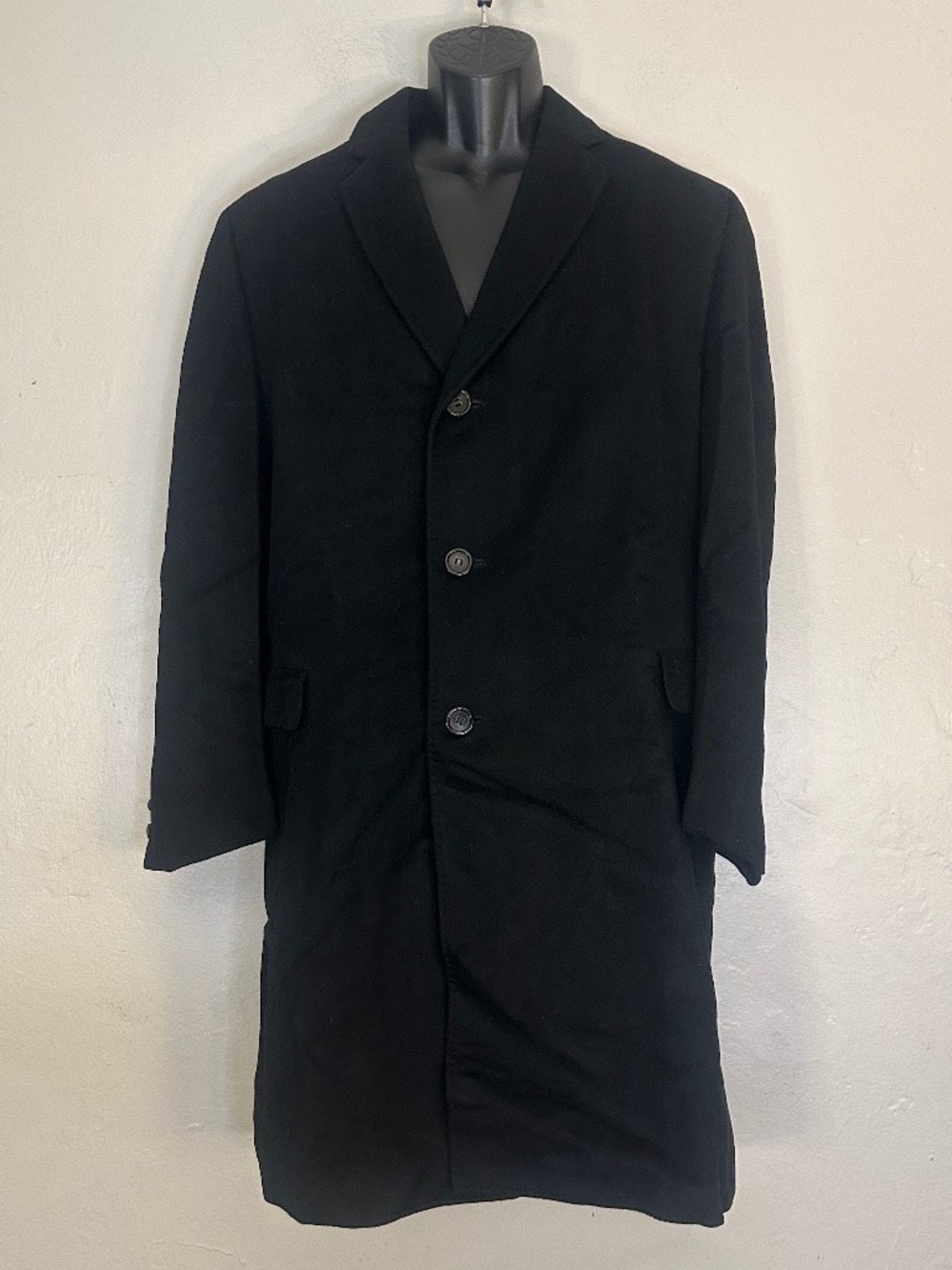 Mongolian Cashmere Trench Coat ~46R no size tag Gently worn 100% cashmere